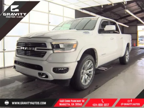 White 2022 Ram 1500 Laramie for sale in Marietta, GA