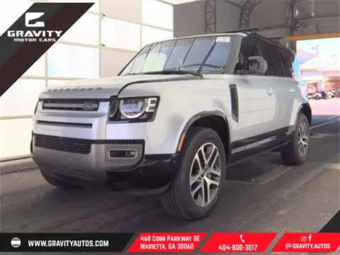 Silver 2022 Land Rover Defender 110 X-Dynamic HSE for sale in Marietta, GA