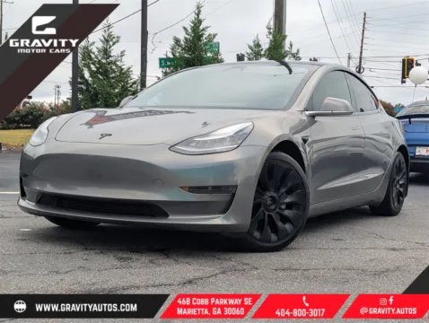Gray 2020 Tesla Model 3 Standard Range Plus for sale in Marietta, GA
