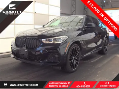 Black 2022 BMW X6 M50i for sale in Marietta, GA