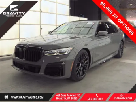 Gray 2022 BMW 7 Series 740i for sale in Marietta, GA