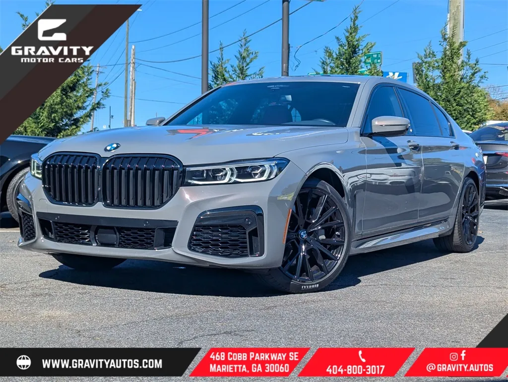 Gray 2022 BMW 7 Series 740i for sale in Marietta, GA