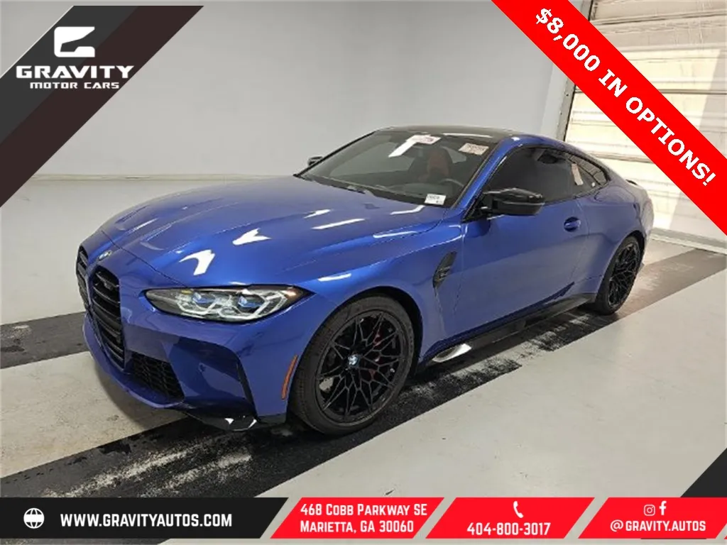 Blue 2021 BMW M4 Competition for sale in Marietta, GA