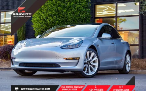 Blue 2018 Tesla Model 3 Long Range for sale in Sandy Springs, GA