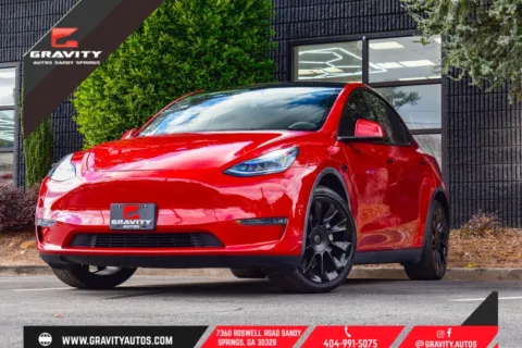 Red 2021 Tesla Model Y Long Range for sale in Sandy Springs, GA