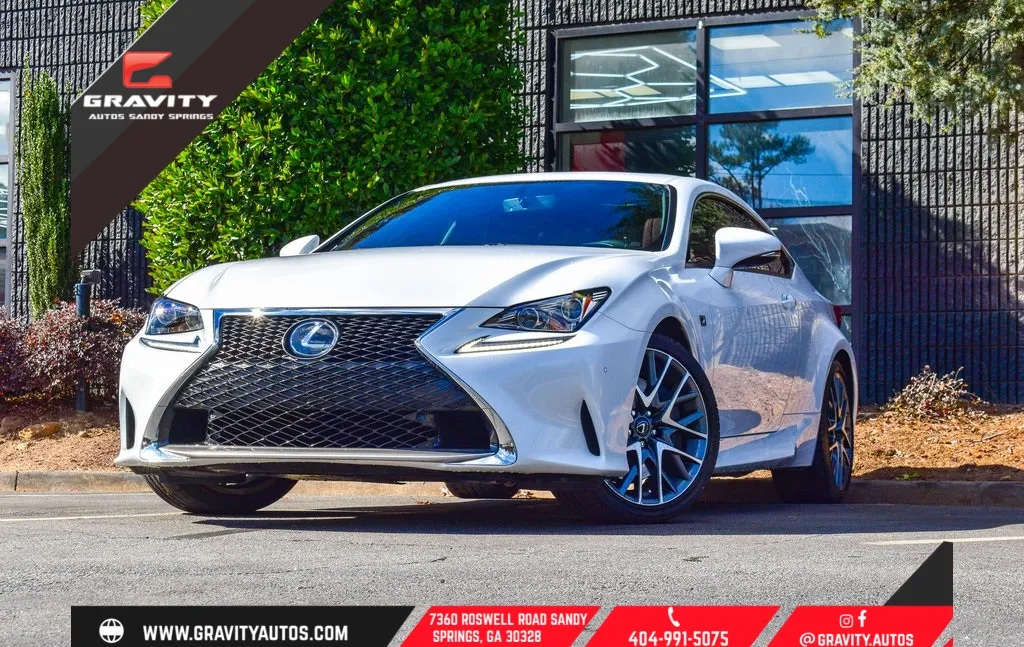 White 2017 Lexus RC for sale in Sandy Springs, GA