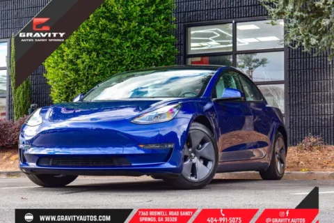 Blue 2022 Tesla Model 3 Long Range for sale in Sandy Springs, GA