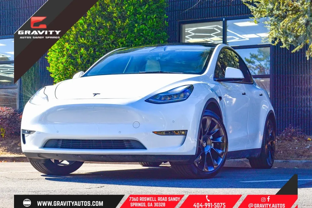 White 2021 Tesla Model Y Long Range for sale in Sandy Springs, GA