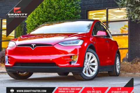 Red 2017 Tesla Model X 100D for sale in Sandy Springs, GA