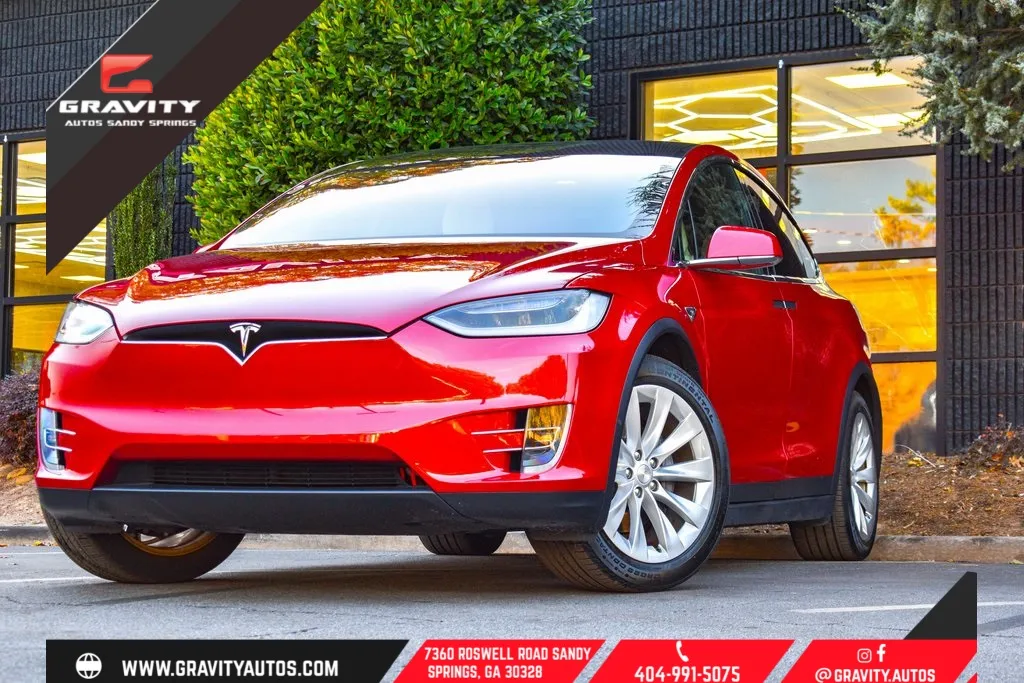 Red 2017 Tesla Model X 100D for sale in Sandy Springs, GA