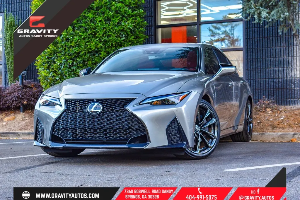 Black 2023 Lexus IS 350 F SPORT for sale in Sandy Springs, GA