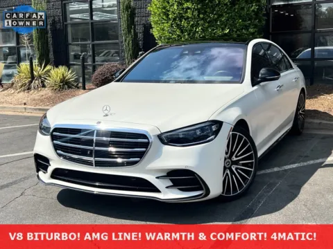 White 2023 Mercedes-Benz S-Class S 580 for sale in Sandy Springs, GA