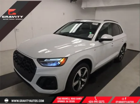 White 2022 Audi Q5 45 S line Premium for sale in Sandy Springs, GA