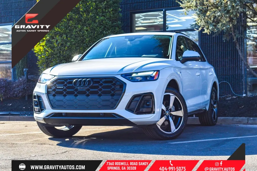 White 2022 Audi Q5 45 S line Premium for sale in Sandy Springs, GA