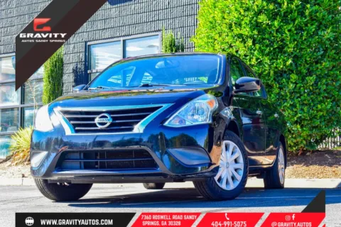 Black 2016 Nissan Versa 1.6 SV for sale in Sandy Springs, GA