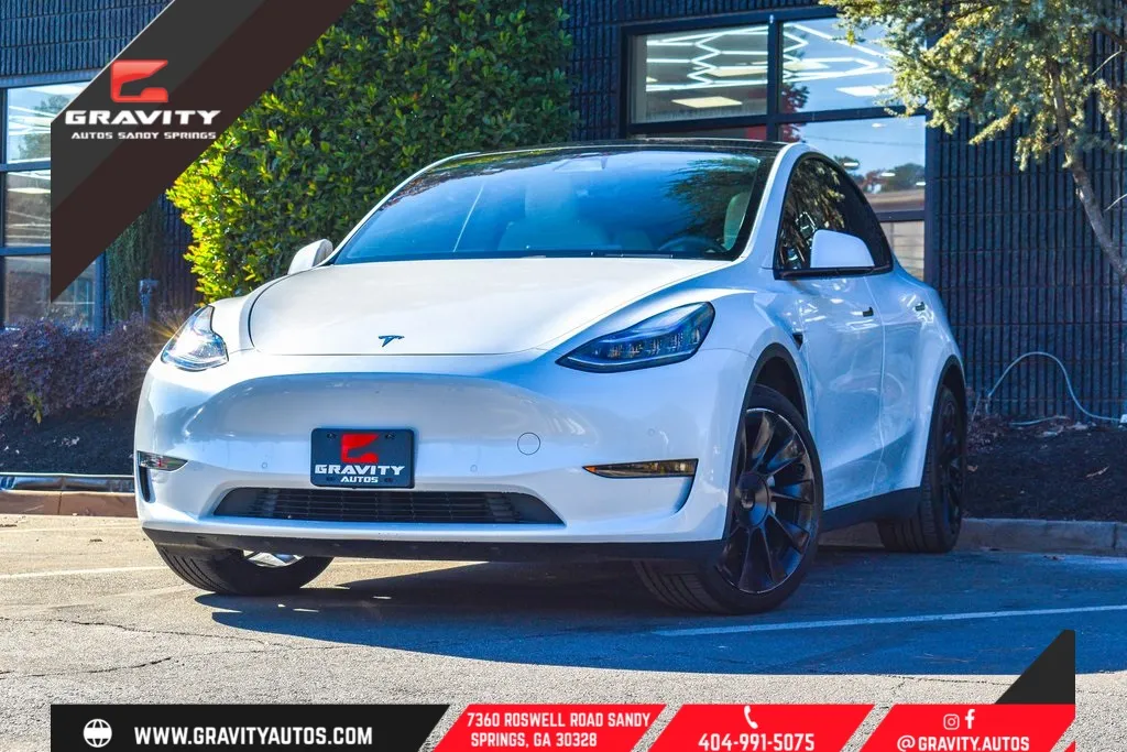 White 2021 Tesla Model Y Long Range for sale in Sandy Springs, GA