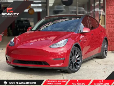 Red 2020 Tesla Model Y Performance for sale in Sandy Springs, GA