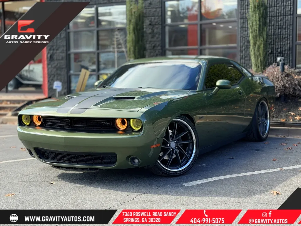 Green 2018 Dodge Challenger R/T for sale in Sandy Springs, GA