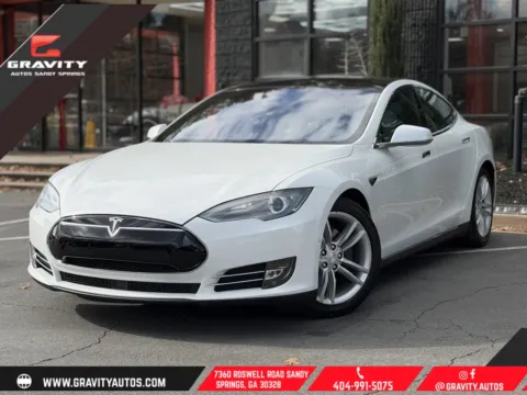 White 2015 Tesla Model S 70D for sale in Sandy Springs, GA
