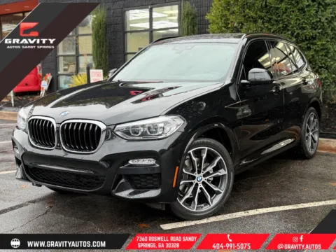 Black 2019 BMW X3 sDrive30i for sale in Sandy Springs, GA