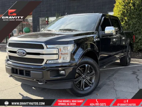 Black 2019 Ford F-150 Platinum for sale in Sandy Springs, GA