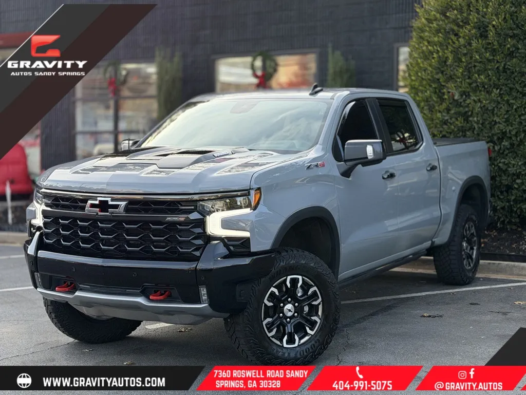 Gray 2025 Chevrolet Silverado 1500 ZR2 for sale in Sandy Springs, GA
