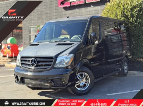 Black 2015 Mercedes-Benz Sprinter 2500 Cargo 144 WB for sale in Sandy Springs, GA