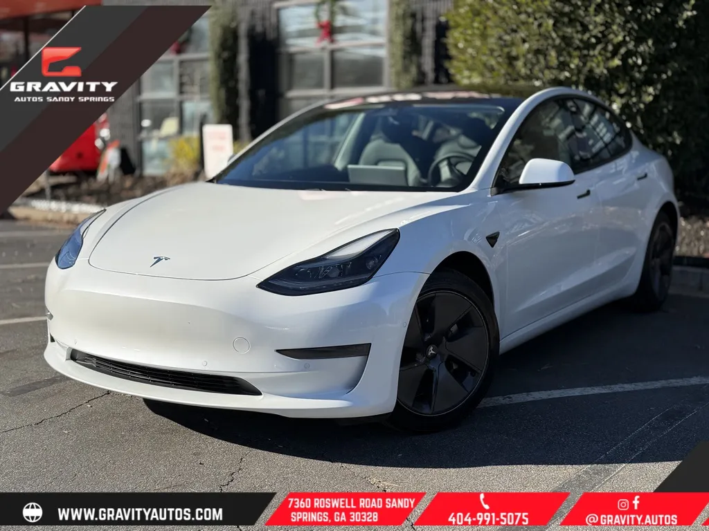 White 2021 Tesla Model 3 Standard Range Plus for sale in Sandy Springs, GA
