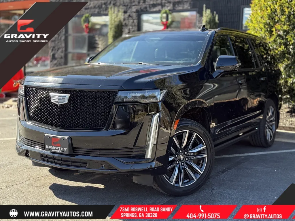 Black 2021 Cadillac Escalade Sport Platinum for sale in Sandy Springs, GA