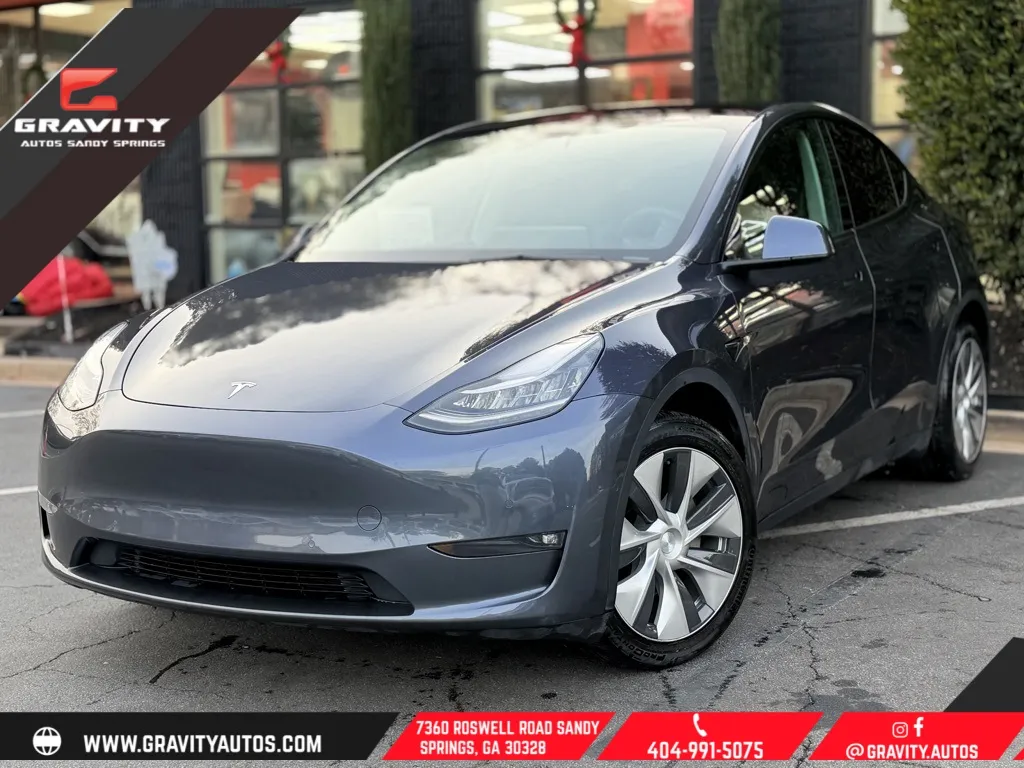 Silver 2021 Tesla Model Y Long Range for sale in Sandy Springs, GA