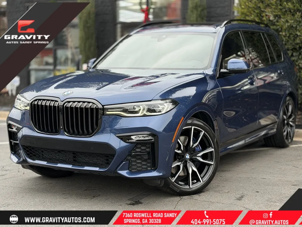 Blue 2022 BMW X7 xDrive40i for sale in Sandy Springs, GA
