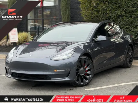 Silver 2023 Tesla Model 3 Performance for sale in Sandy Springs, GA