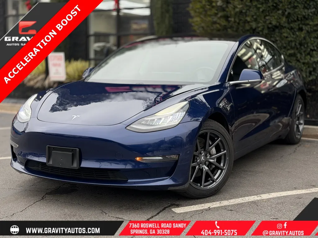 Blue 2018 Tesla Model 3 Long Range for sale in Sandy Springs, GA
