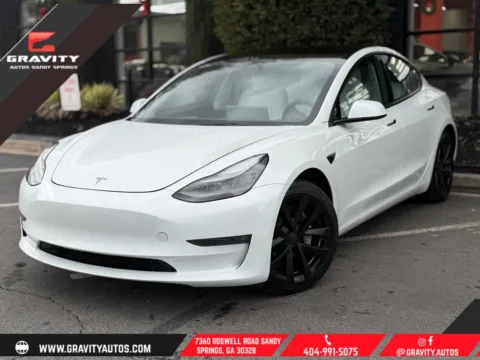 White 2022 Tesla Model 3 Long Range for sale in Sandy Springs, GA