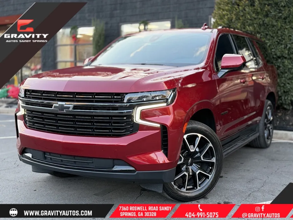 Red 2021 Chevrolet Tahoe RST for sale in Sandy Springs, GA