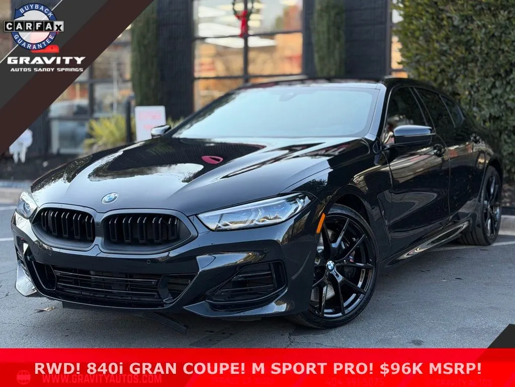 Black 2025 BMW 8 Series 840 for sale in Sandy Springs, GA