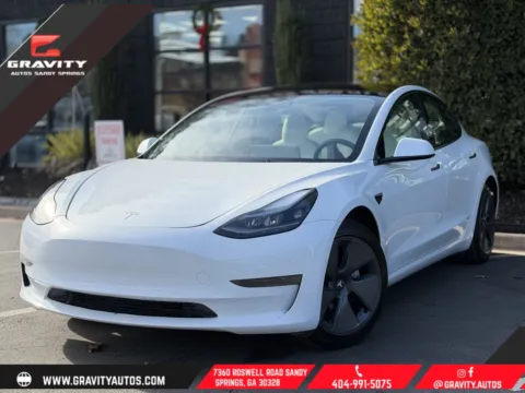 White 2021 Tesla Model 3 Standard Range Plus for sale in Sandy Springs, GA