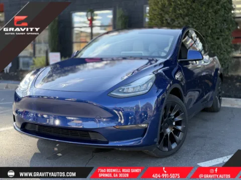 Blue 2022 Tesla Model Y Long Range for sale in Sandy Springs, GA