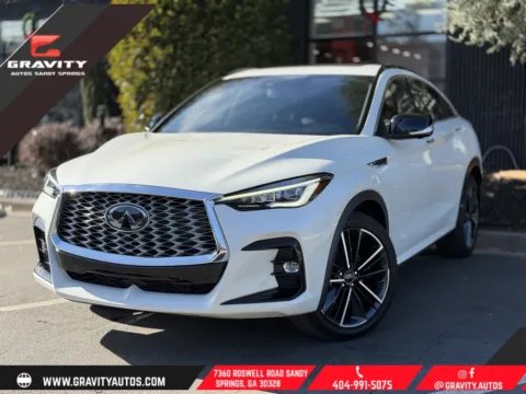 White 2023 INFINITI QX55 ESSENTIAL for sale in Sandy Springs, GA