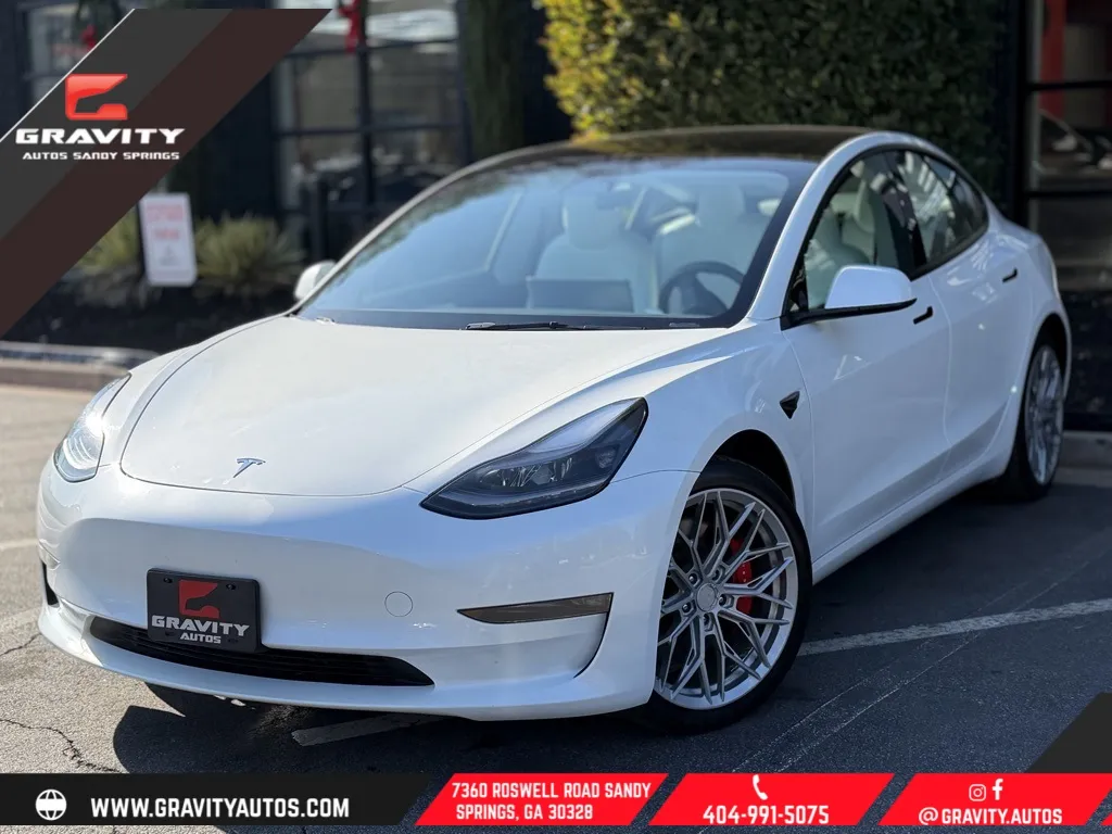 White 2023 Tesla Model 3 Performance for sale in Sandy Springs, GA