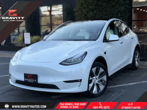 White 2021 Tesla Model Y Long Range for sale in Sandy Springs, GA