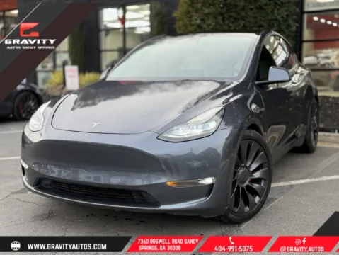 Silver 2021 Tesla Model Y Performance for sale in Sandy Springs, GA