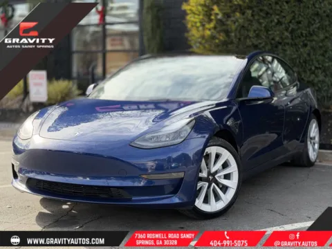 Blue 2022 Tesla Model 3 for sale in Sandy Springs, GA