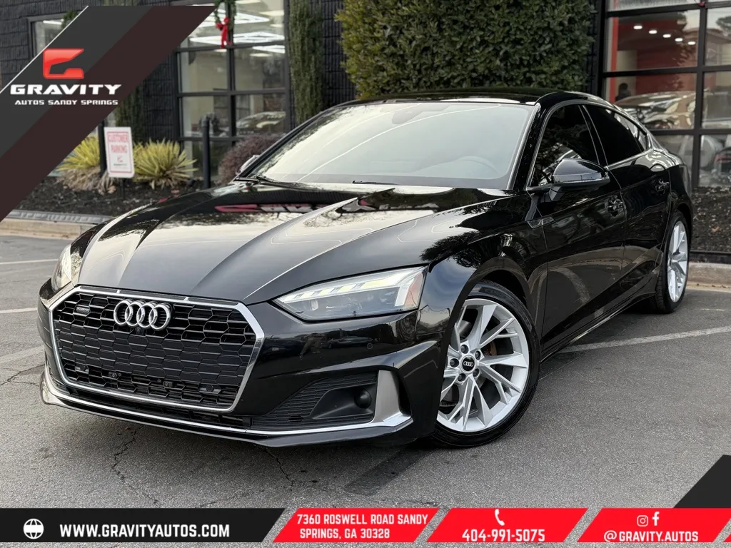 Black 2021 Audi A5 40 Premium Plus for sale in Sandy Springs, GA