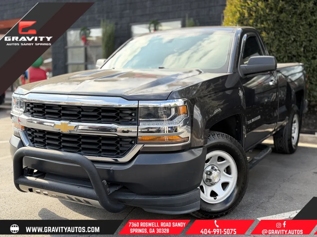Gray 2016 Chevrolet Silverado 1500 WT for sale in Sandy Springs, GA