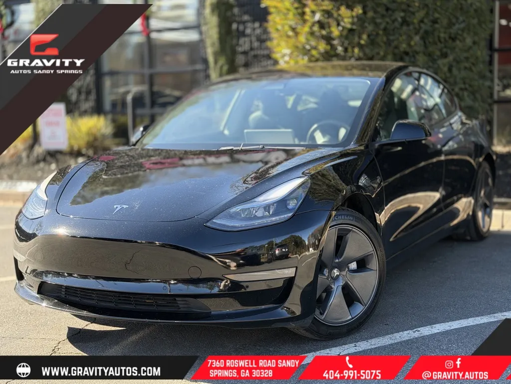 Black 2022 Tesla Model 3 Long Range for sale in Sandy Springs, GA