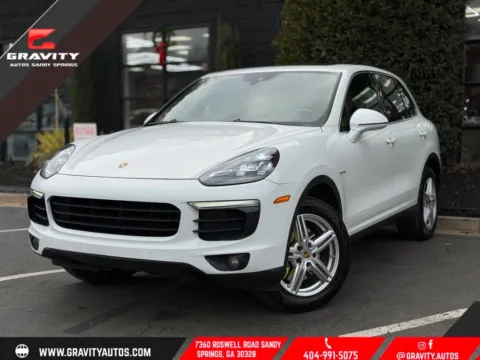 White 2016 Porsche Cayenne E-Hybrid S for sale in Sandy Springs, GA