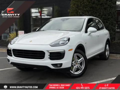 White 2016 Porsche Cayenne E-Hybrid S for sale in Sandy Springs, GA