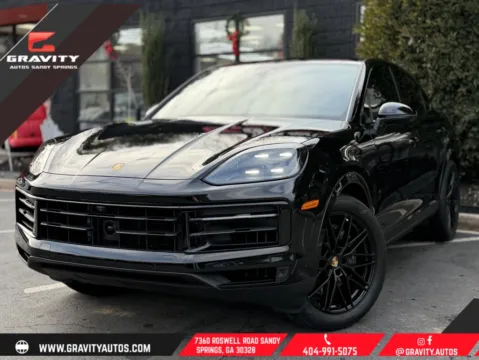 Black 2024 Porsche Cayenne Coupe for sale in Sandy Springs, GA
