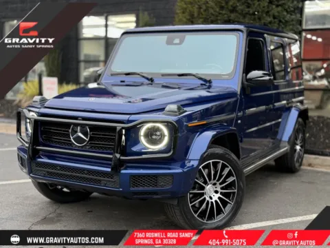 Blue 2020 Mercedes-Benz G-Class G 550 for sale in Sandy Springs, GA